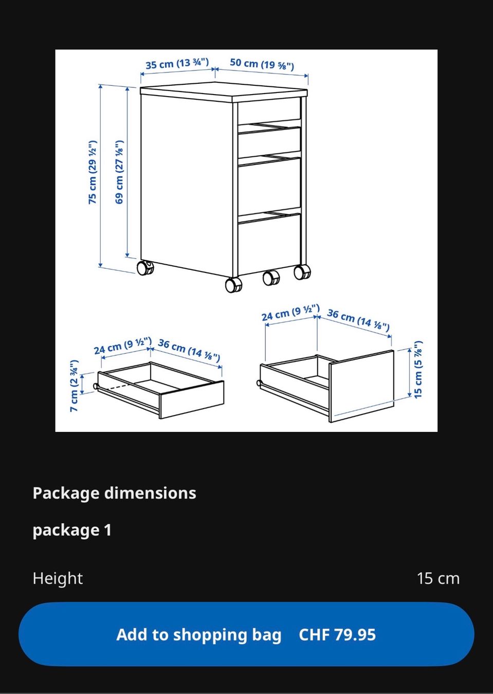 Ikea Korpus: Micke Schubladen (2 stk) Ikea – Gebraucht aus Thalwil von and_nb7r 8