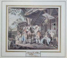Freudenberger Sigmund: Départ du Soldat Suisse um 1778