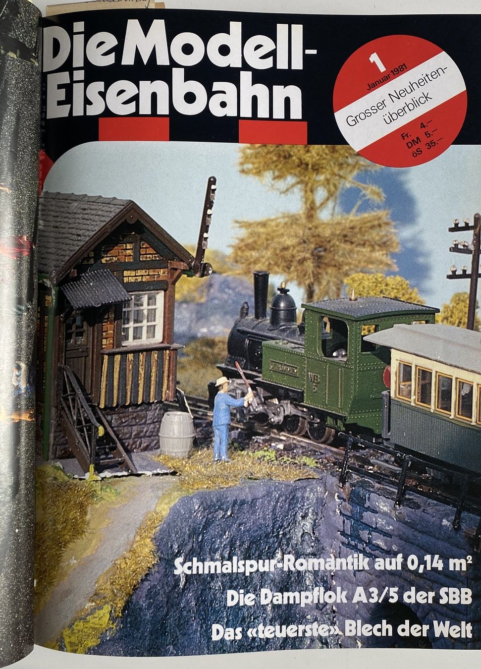 Zeitschriften & Magazine: die MODELLEISENBAHN -  Eisenbahn Jahresausgabe 1981 – Gebraucht aus Hünenberg von Ecila 3