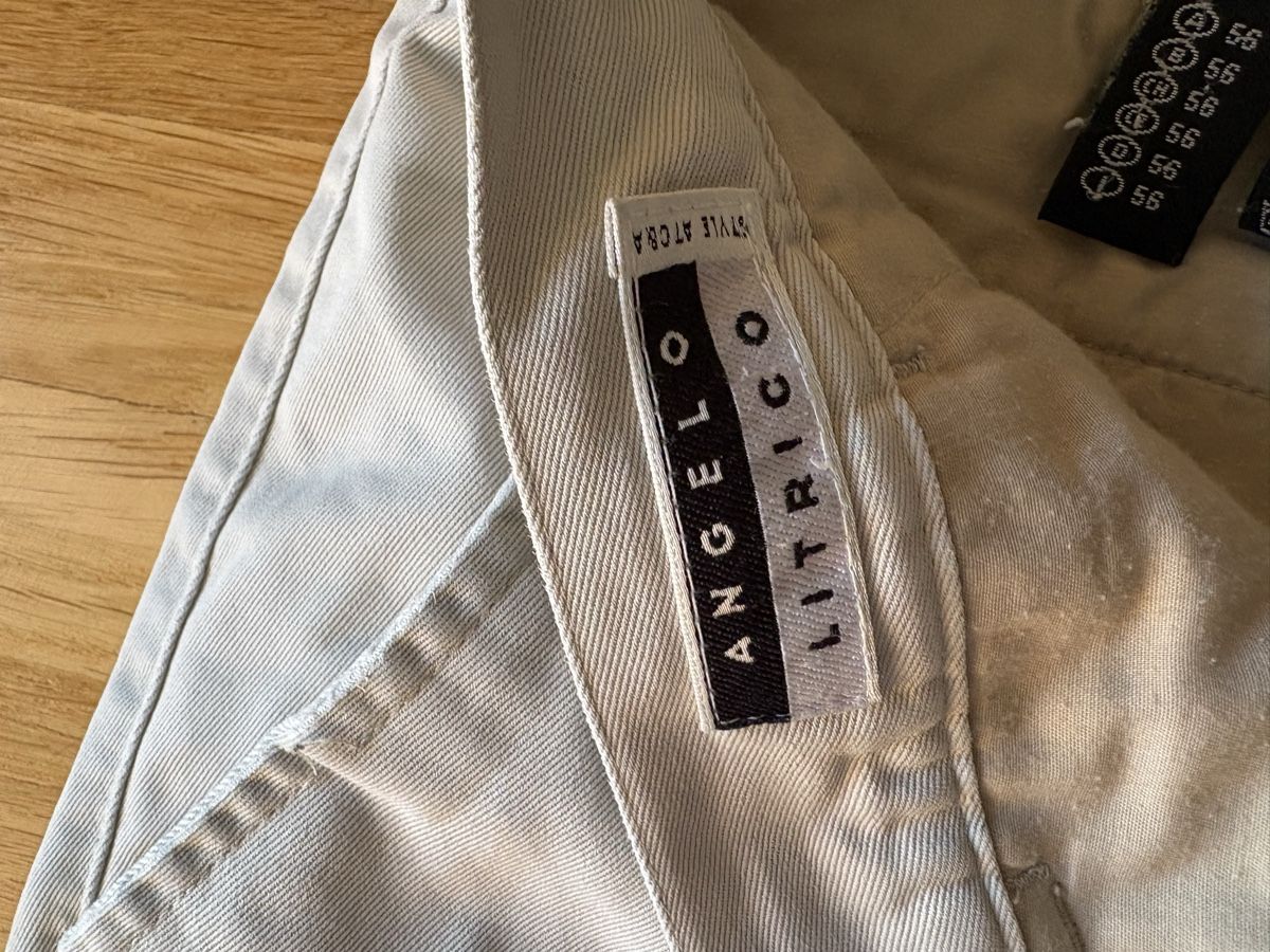 Pantaloni: Pantalon chino blanc cassé – Usato da Fribourg venduto da bappenzell 4