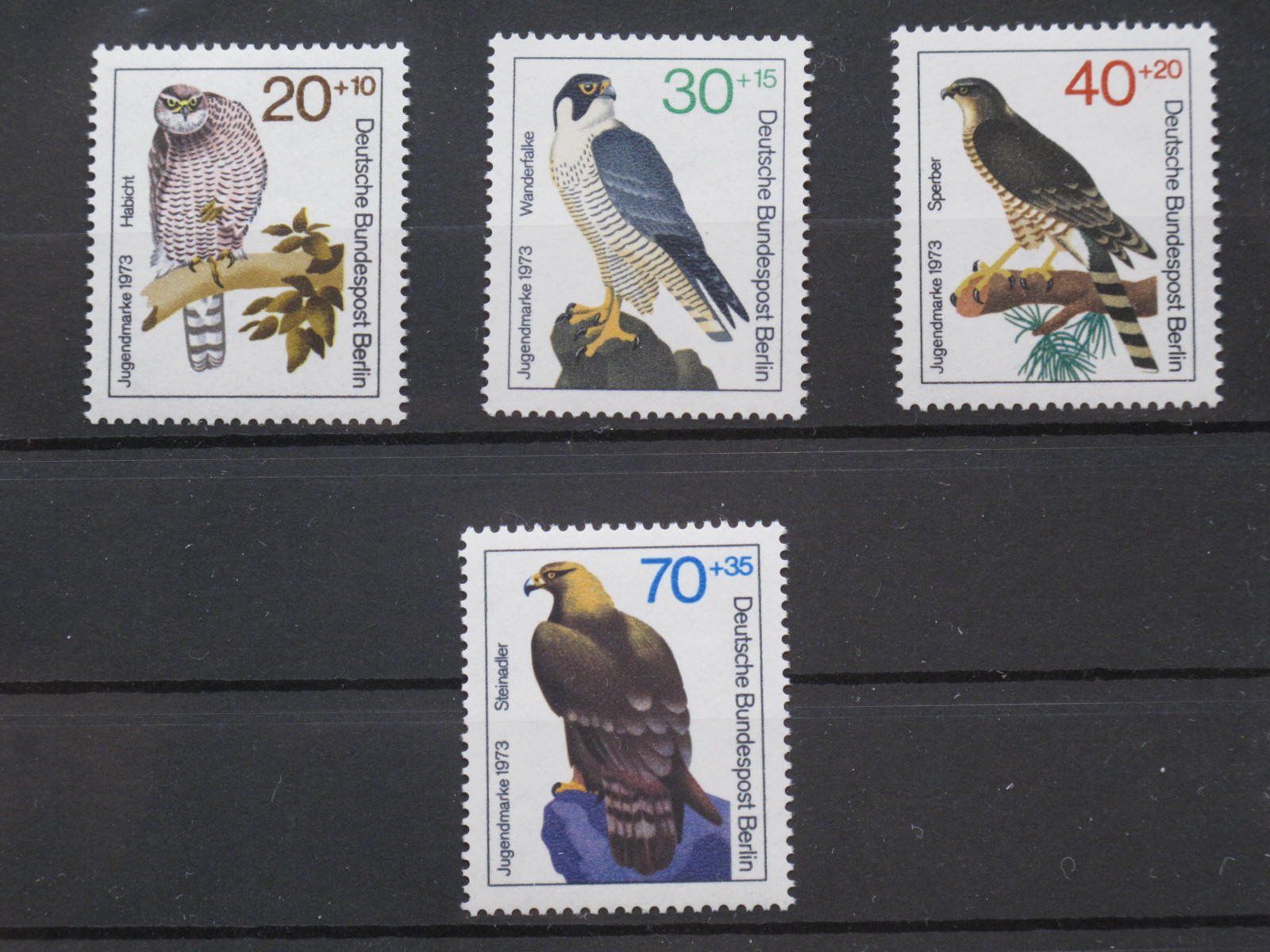 Tous les timbres: Berlin 1973 Greifvögel ** – D'occasion à Wil SG par fva01