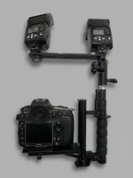 Kamera-Rig mit Blitzschiene