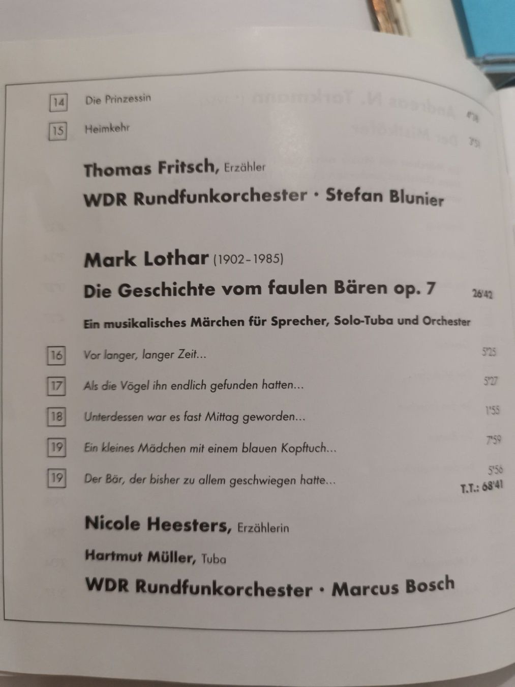 Hörbücher: Der Mistkäfer, Die Geschichten vom Bär – Gebraucht aus St. Margrethen SG von Goldig 4
