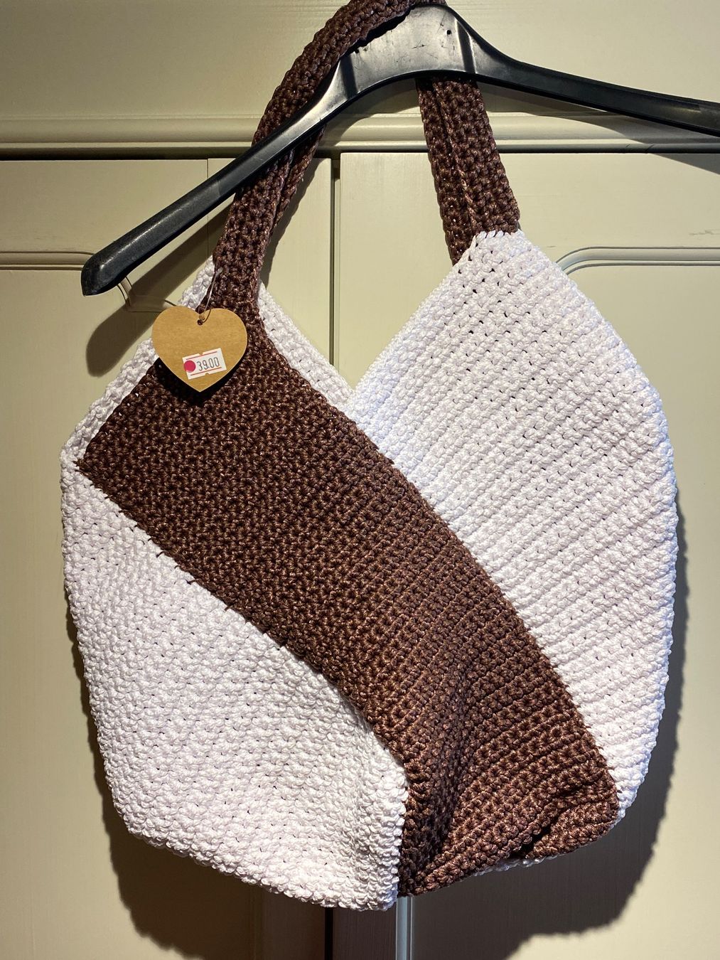 Borse da donna: HANDTASCHE WEISS-BROWN – Nuovo e nell'imballaggio originale da Meienried venduto da ManuelaBoutique 2