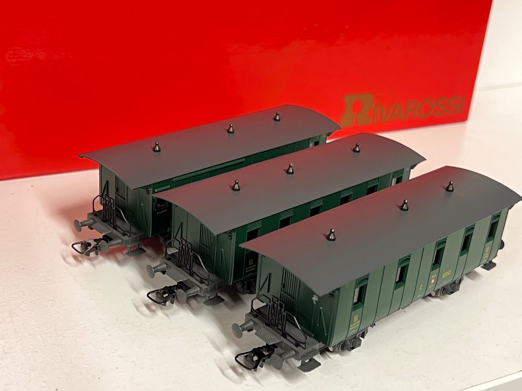 Rivarossi Trains électriques: RIVAROSSI 3664 OLDTIMER-SET SBB CFF H0 DC – Neuf (Voir description) à Neuenhof par ludovicco 6