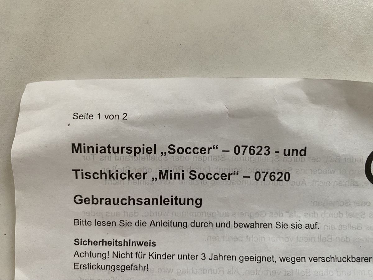 Giochi: Tischfussball – Nuovo (secondo la descrizione) da Russikon venduto da mofu961 3