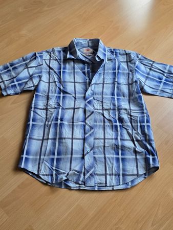 Lee Cooper Hemd, Gr. M, blau kariert, Top