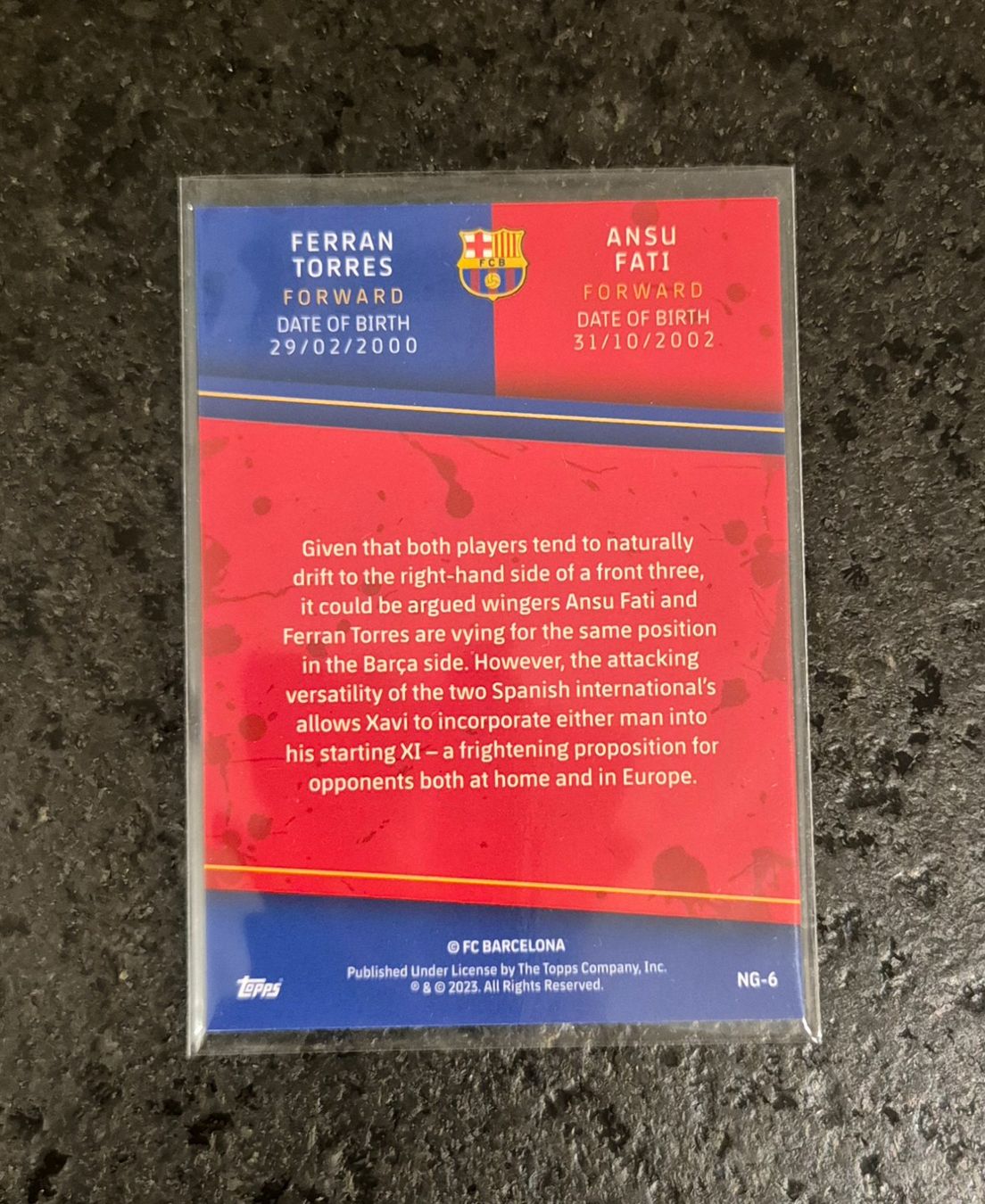 Topps Carte collezionabili: Fati & Torres - Barcelona - Topps – Nuovo (secondo la descrizione) da Burg AG venduto da Danoe 1