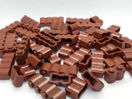 Lego 50 Stk. Palisade Brick reddish brown