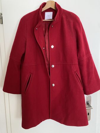 Roter Mango Wintermantel, Grösse M