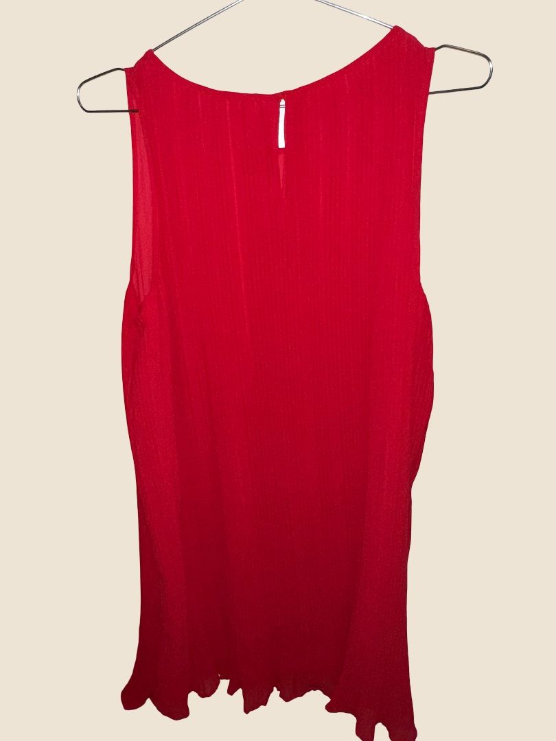 Mango Vestiti: MANGO RED MIDI DRESS – Nuovo (secondo la descrizione) da Nyon venduto da jen_7dfc 6