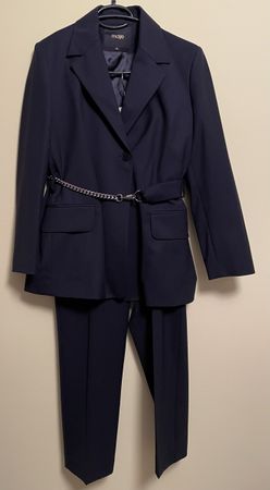 Tailleur Maje bleu marine, taille F36 NEUF