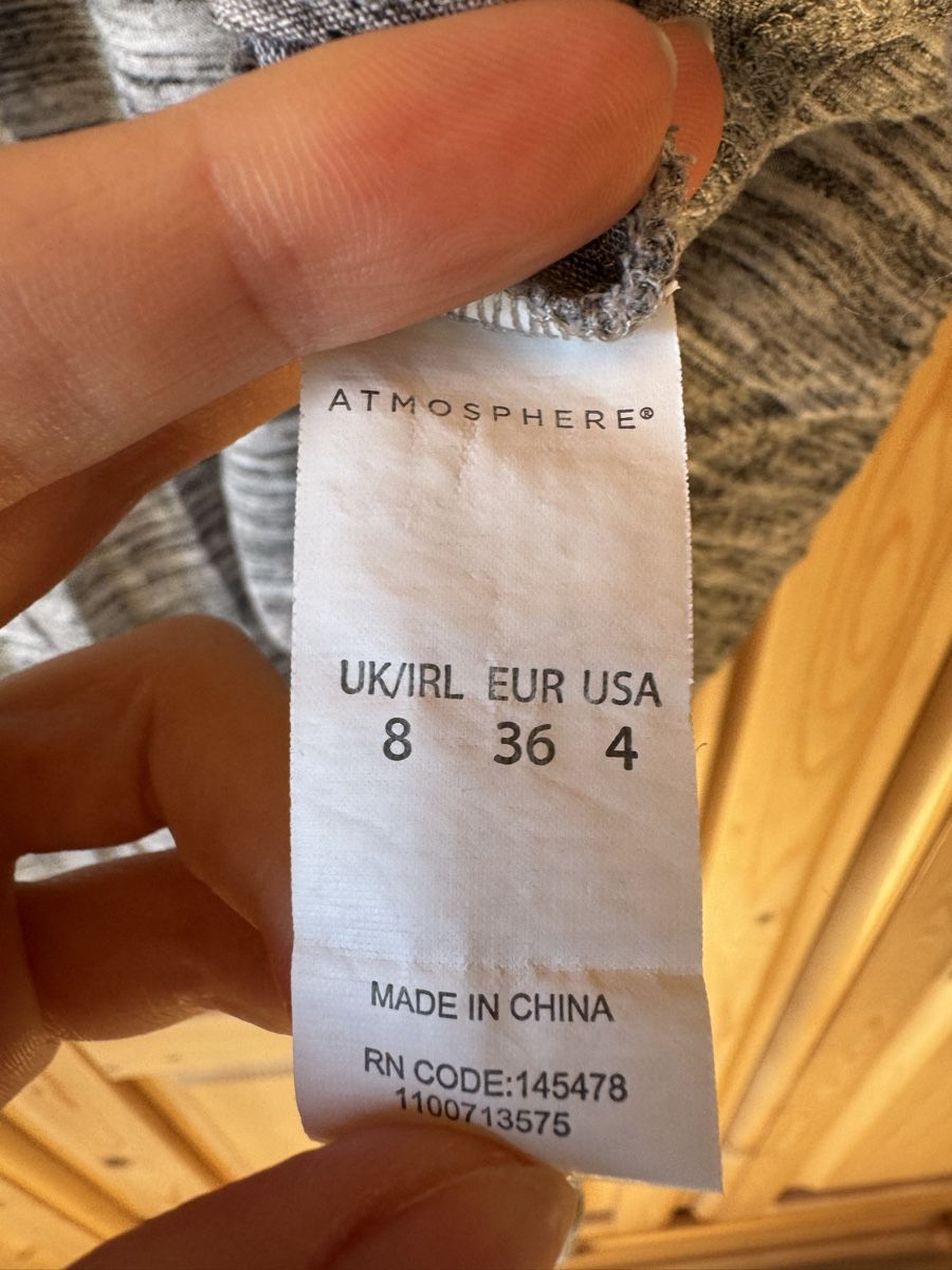 Vestiti: Shirt Kleid Grau Gr. 36 – Usato da Hergiswil NW venduto da kaufe_bei_kaufmann 1