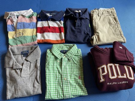 Ralph Lauren Jungen Kleiderpaket Gr. 128 – Polos, Hemd & Hoo