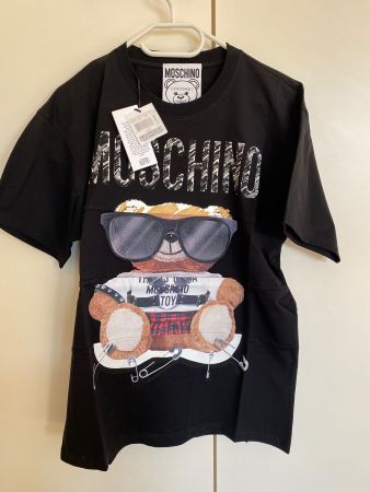 Oversize-Shirt Moschino Couture Bär schwarz XS NEU Etikett