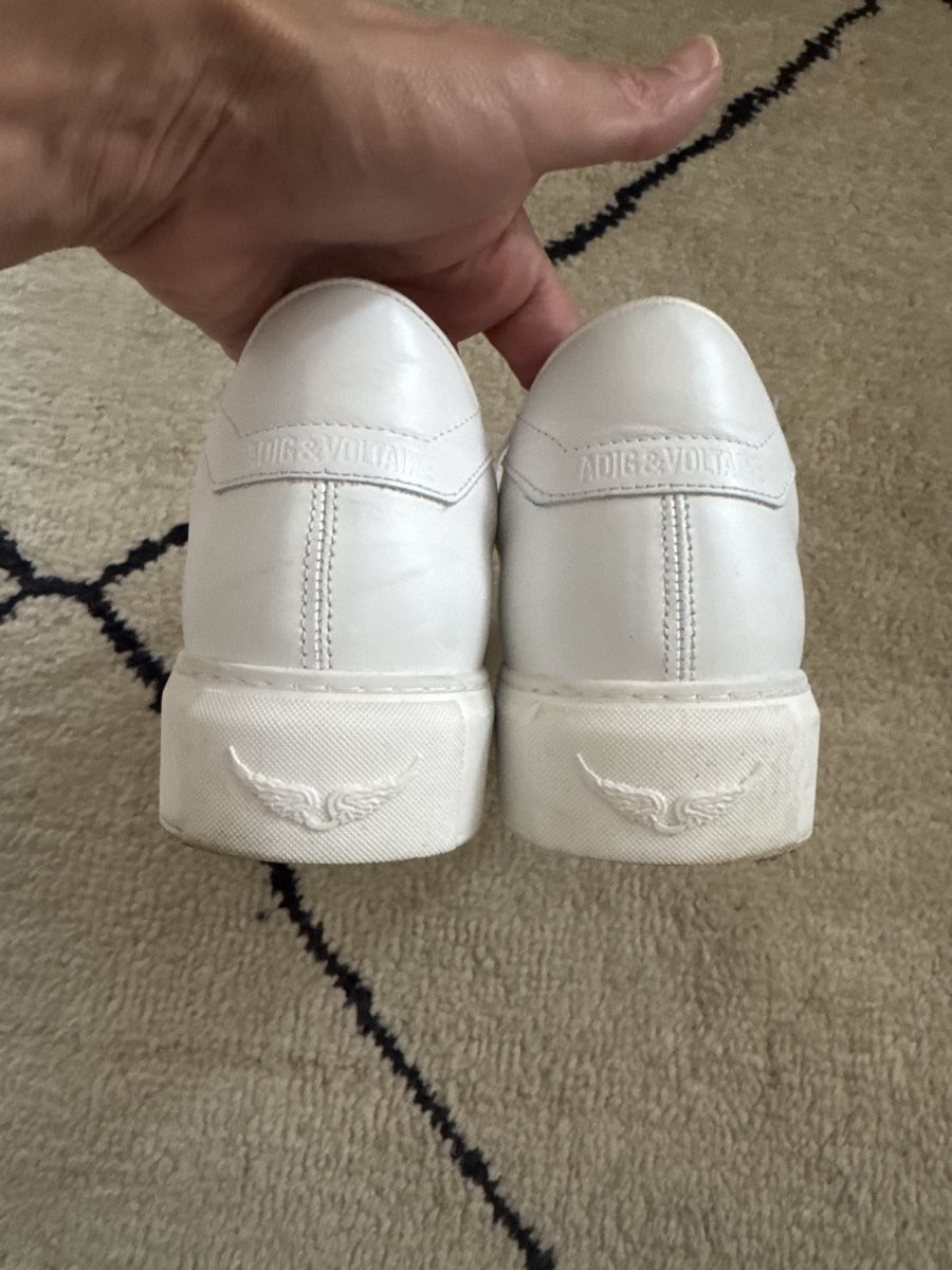 Zadig & Voltaire Scarpe da donna: Zadig et Voltaire sneakers cuir 41 – Usato da Genève venduto da Cicin 2