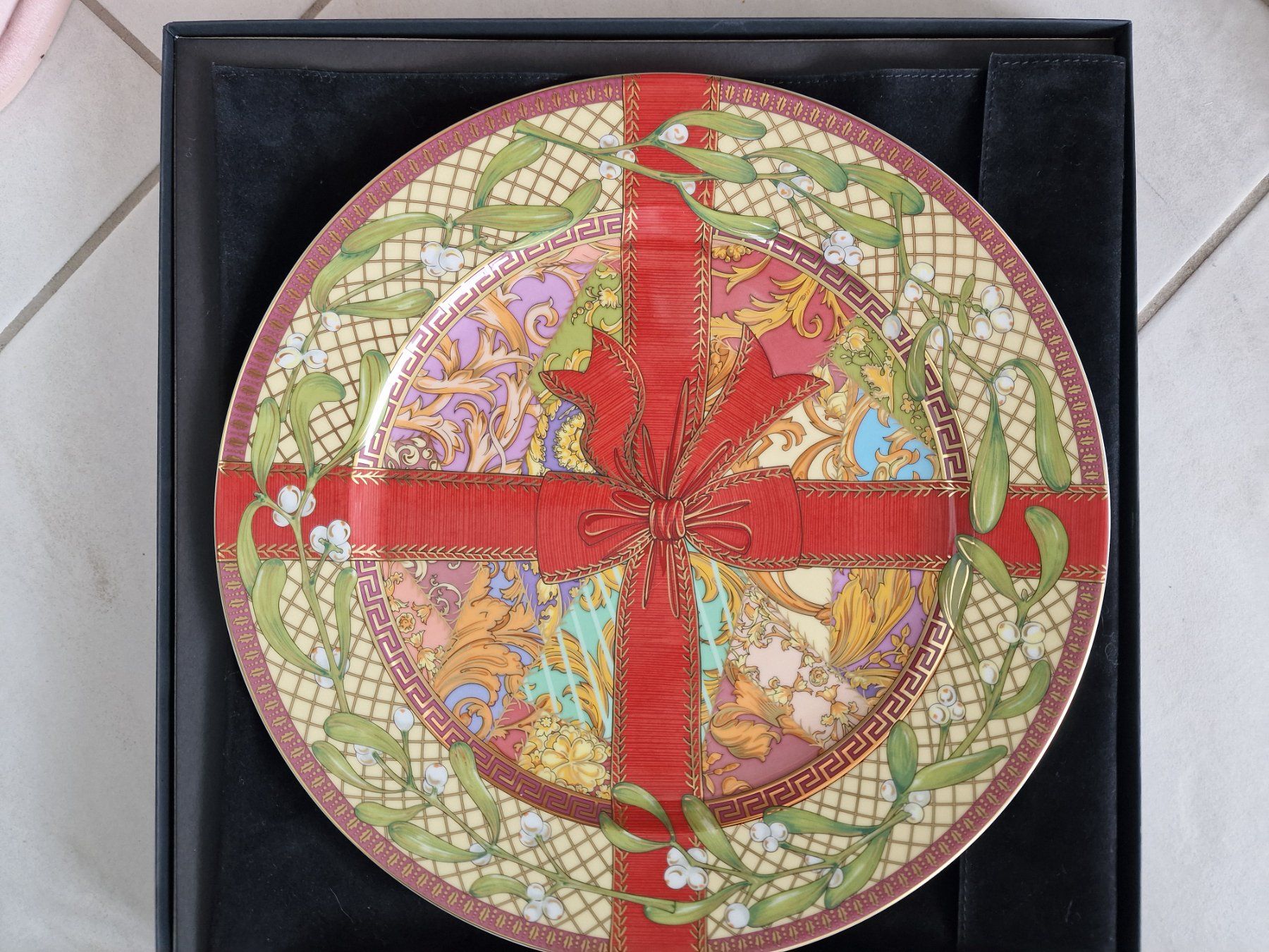 Versace Teller: Versace Rosenthal Weihnachts Teller 2003 – Neu und originalverpackt aus Oberglatt ZH von Alischa1