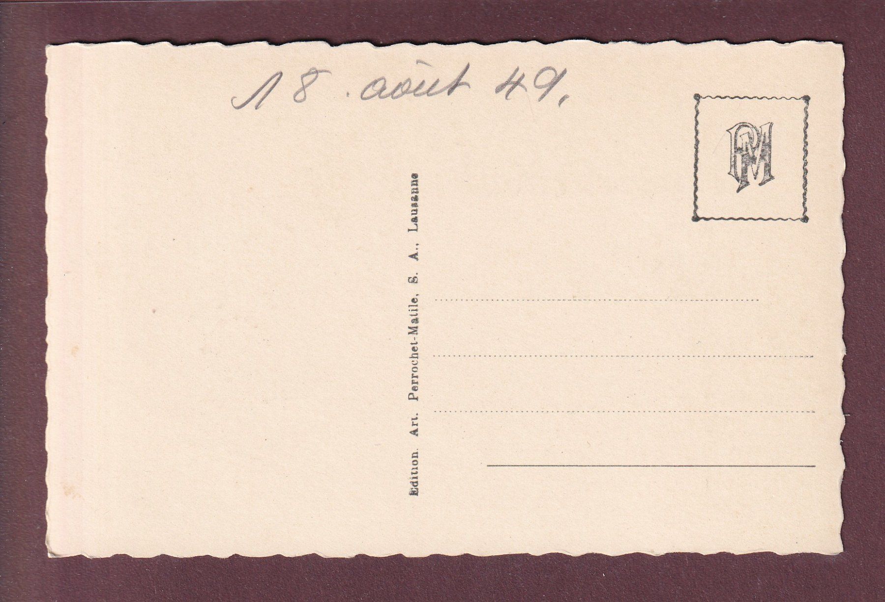 Cartoline postali: FRIBOURG - Notre-Dame de Lorette – Usato da Pully venduto da nicecards 1