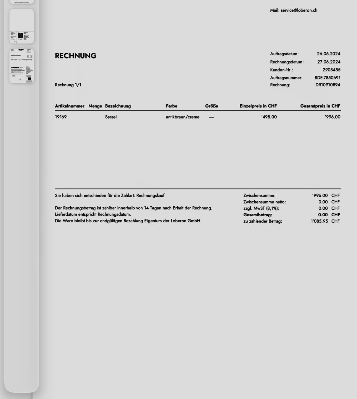 Loberon Poltrone: 2 Loungesessel neuwertig – Usato da Winterthur venduto da gueti-idee 3