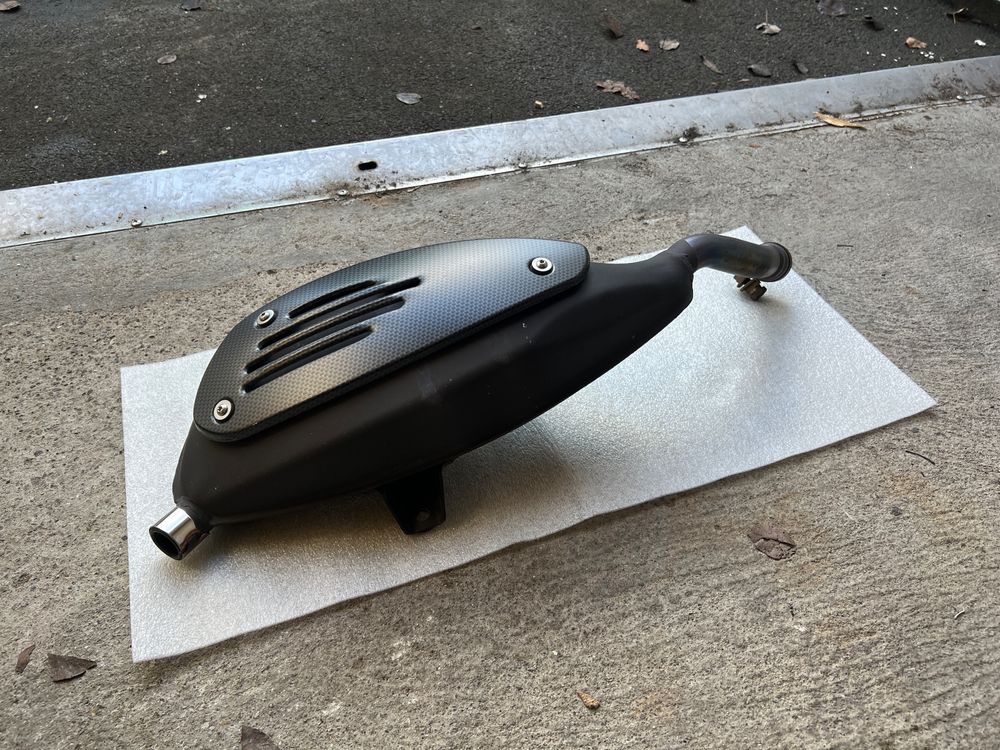Auspuff Vespa GTS 300 | Schwarz | Kaufen auf Ricardo
