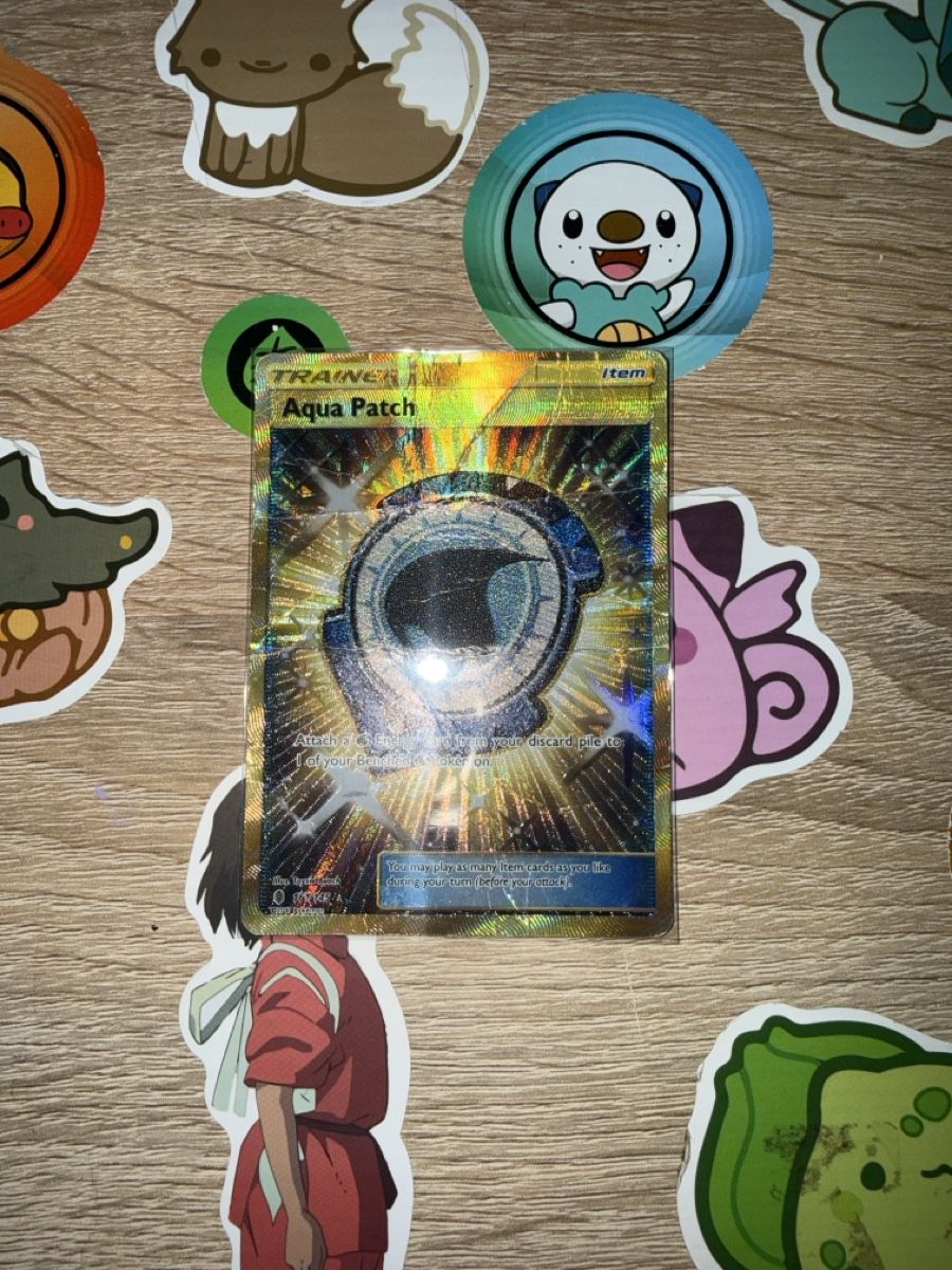 Pokémon Carte collezionabili: Aqua patch gold PO EN – Difettoso da St-Maurice venduto da Whatty
