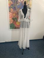 We are LEONE, Seiden-Cardigan, Überkleid, Gr. XS, weiss
