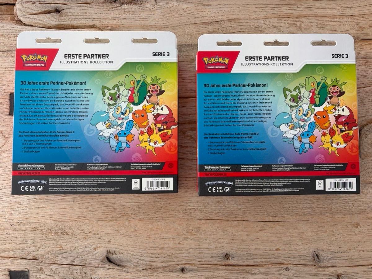 Pokémon Sammelbilder & Trading cards: 2 Erste Partner Illustrations Kollektion – Neu und originalverpackt aus Hettlingen von SanCor7206 1