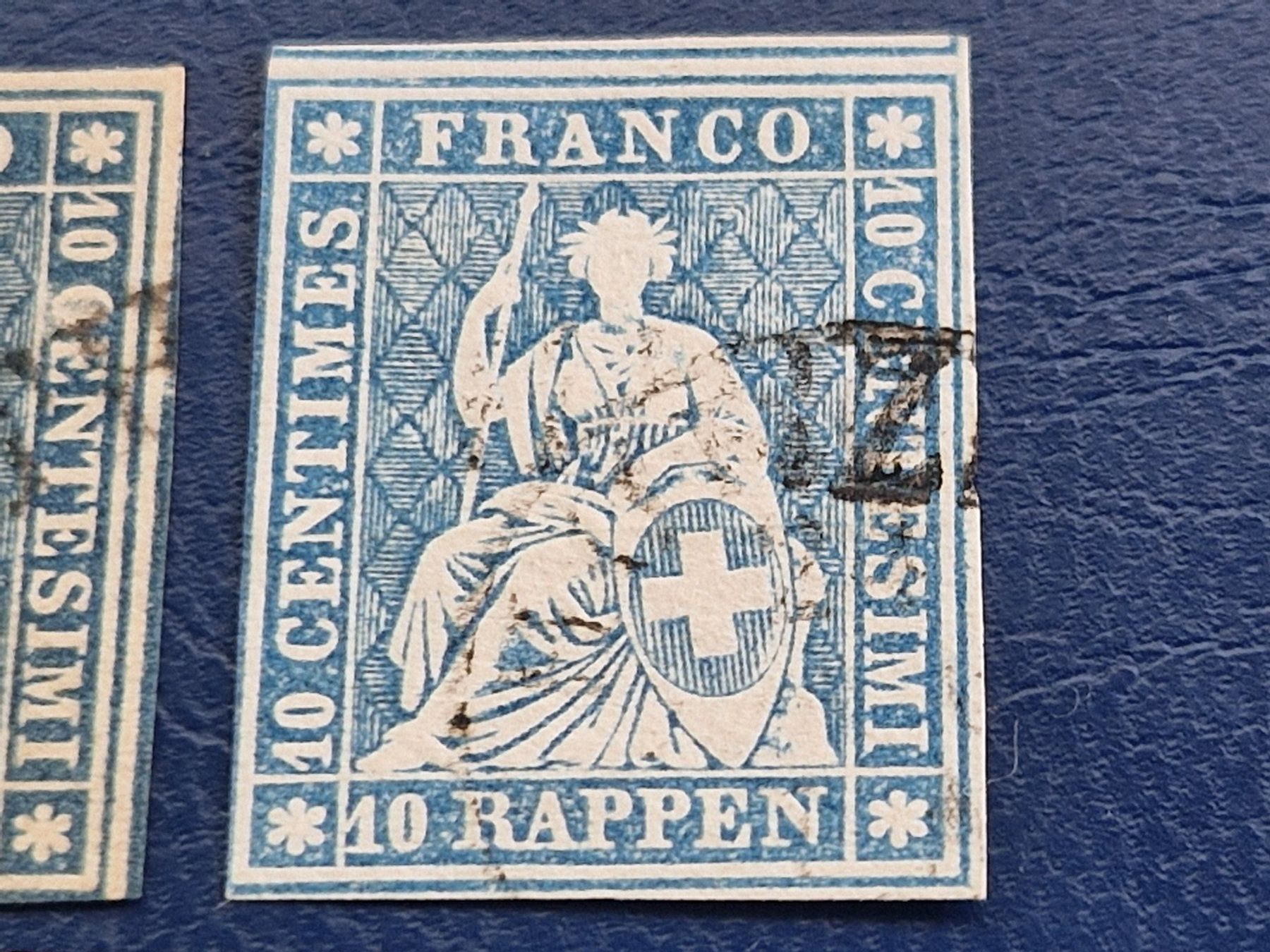Tutti i francobolli: Strubel mit Stabsstempel, ab 1.- – Usato da Burgdorf venduto da Glossy01 2