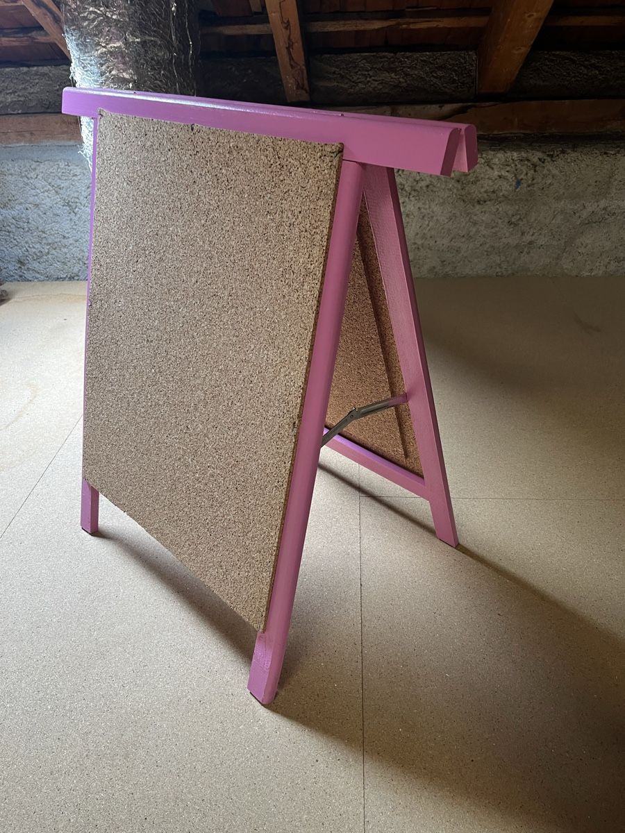 Lavagne: Pinwand Rosa Holz/ Doppelseitig Pinwand – Usato da Uster venduto da Corina0111114 1