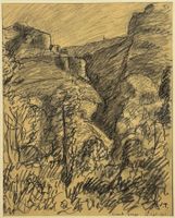 John Torcapel (1881-1965) La Grande Gorge 25 Sept 1921