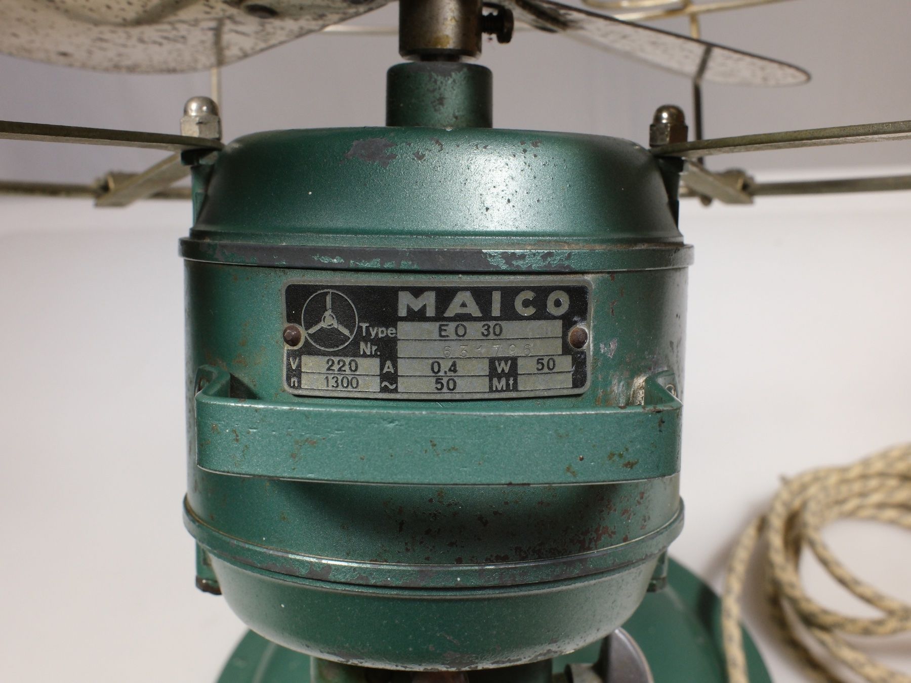 Maico Ventilatoren: Antiker Ventilator MAICO Type EO 30, funktioniert, pendelt – Gebraucht aus Lobsigen von Markus_Haenggi_Bern 8