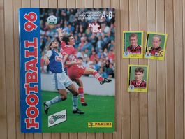 Panini Football 96 Sammelalbum NLA A-B + 3 Sticker