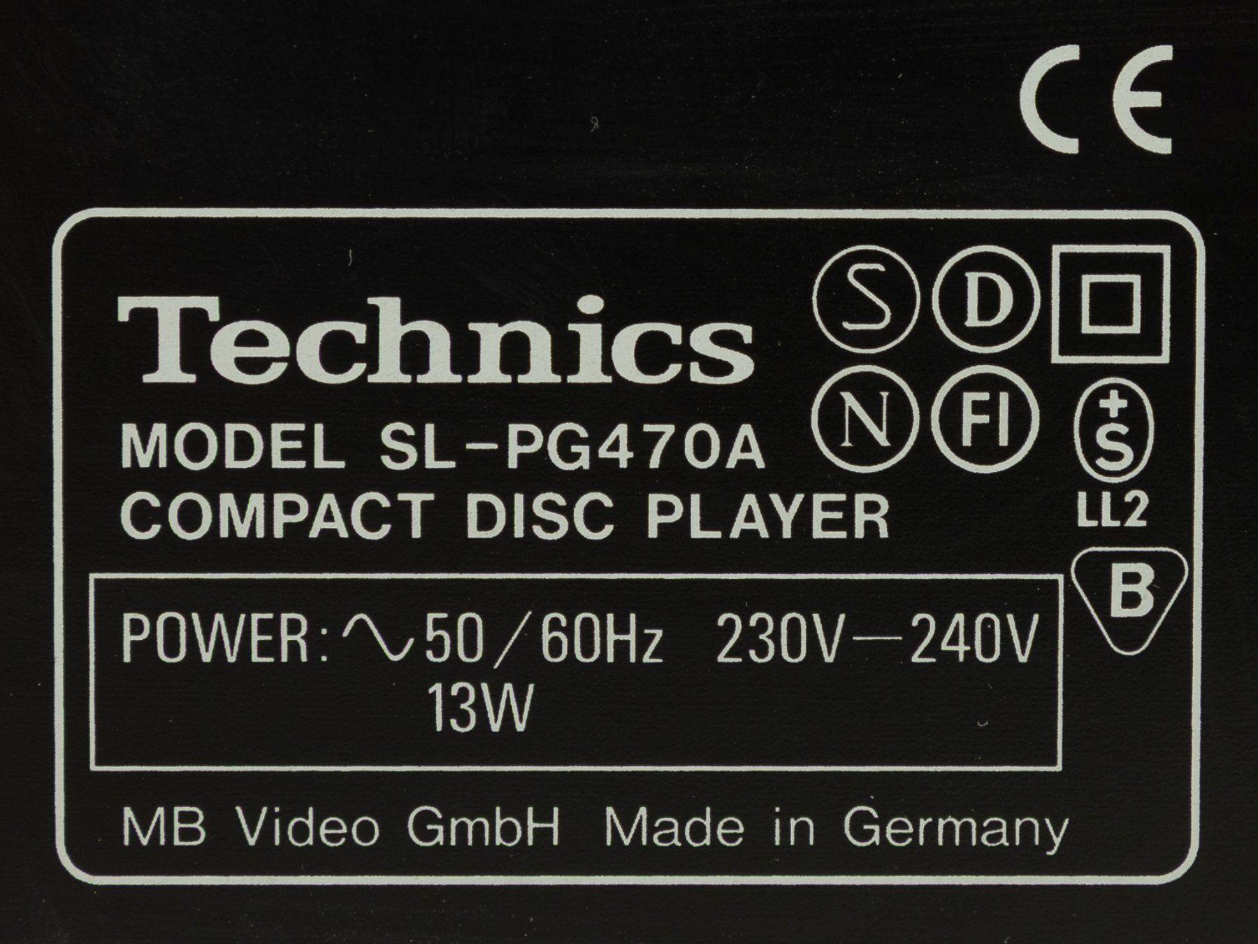 CD: Technics SL-PG470A Stereo-CD-Player – Usato da Küssnacht am Rigi venduto da Vikingheart2000 2