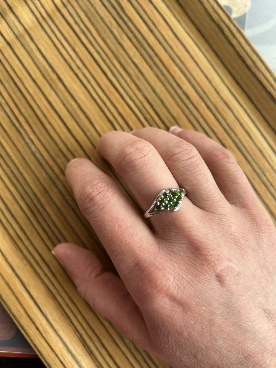 Anelli: Ring Silber mit Tsavorit – Usato da Birsfelden venduto da Exclusivity 2