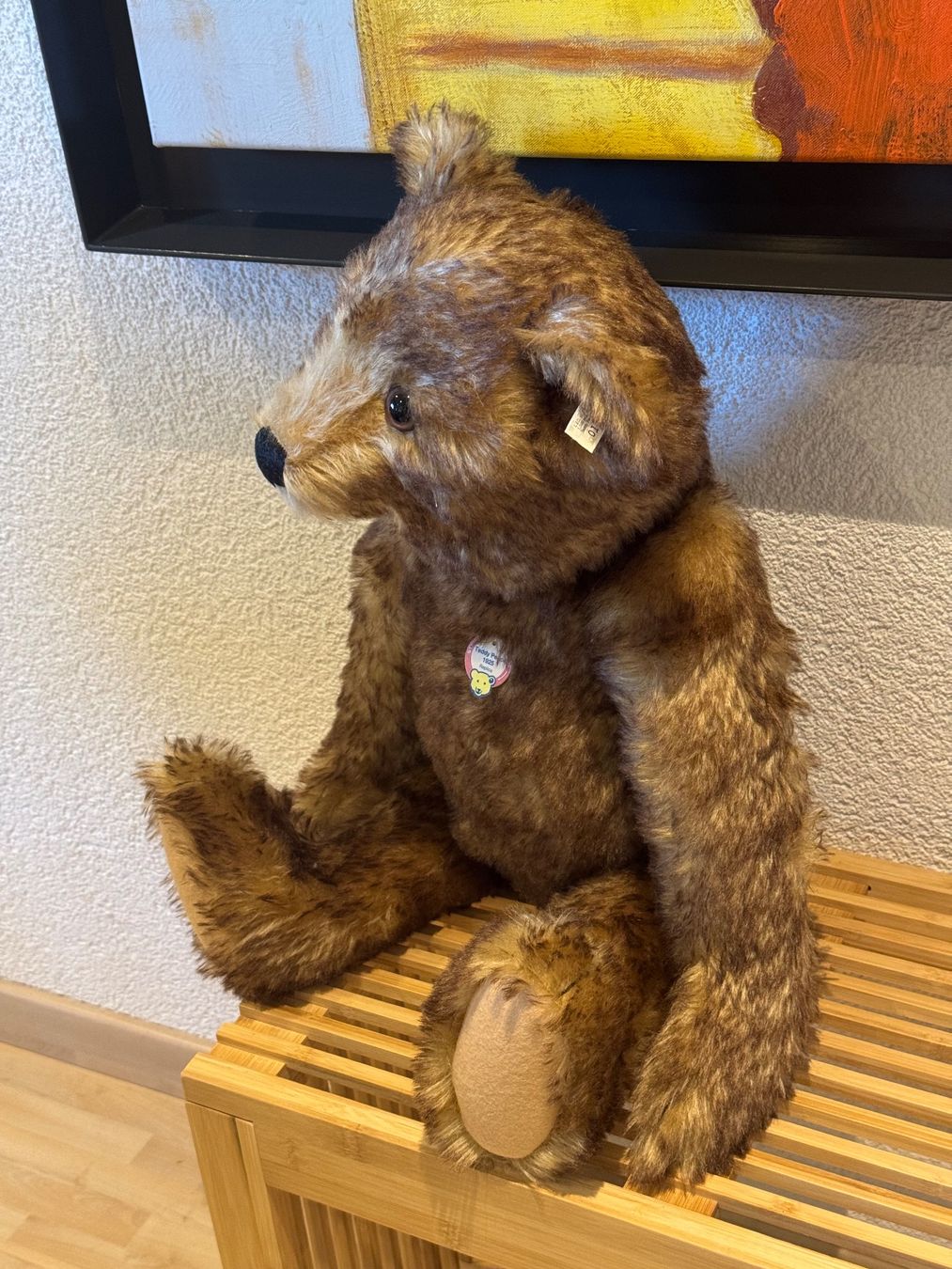 Steiff Giocattoli: STEIFF Teddy Peace 65 Replica – Usato da Neuendorf venduto da Sternenzauber17 5