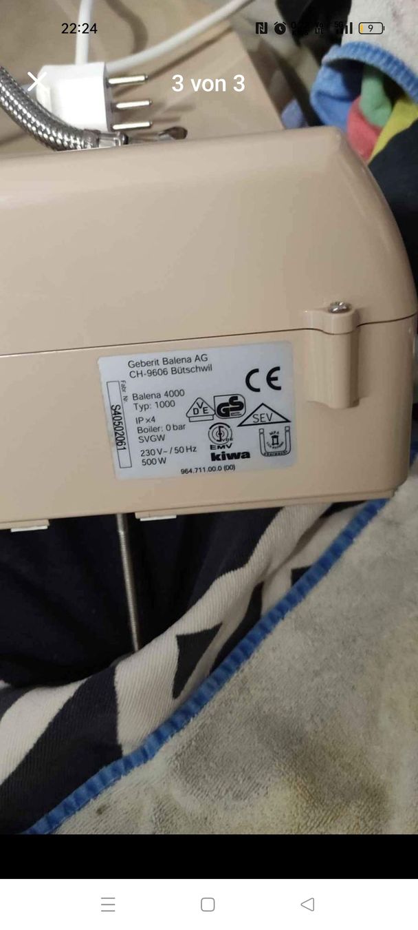 Geberit WC: Geberit Balena 4000 dusch WC closomat – Difettoso da BASEL venduto da elginch 2