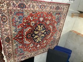 Louis de Poortere Muskabad Wollteppich – Vintage – Belgien
