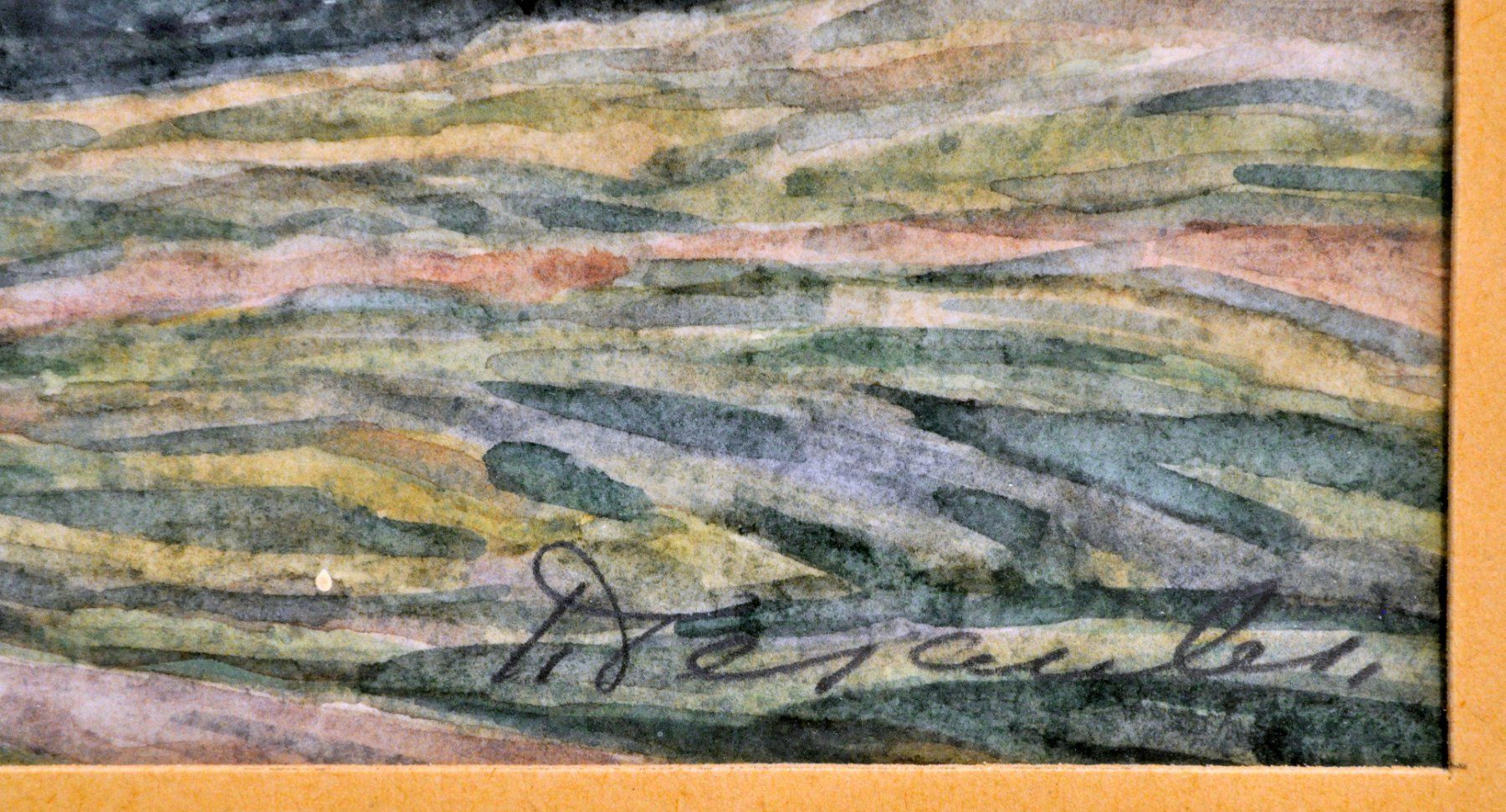 Tableaux: Aquarelle signée Pierre Desaules – D'occasion à Neuchâtel par Neuchatel 2