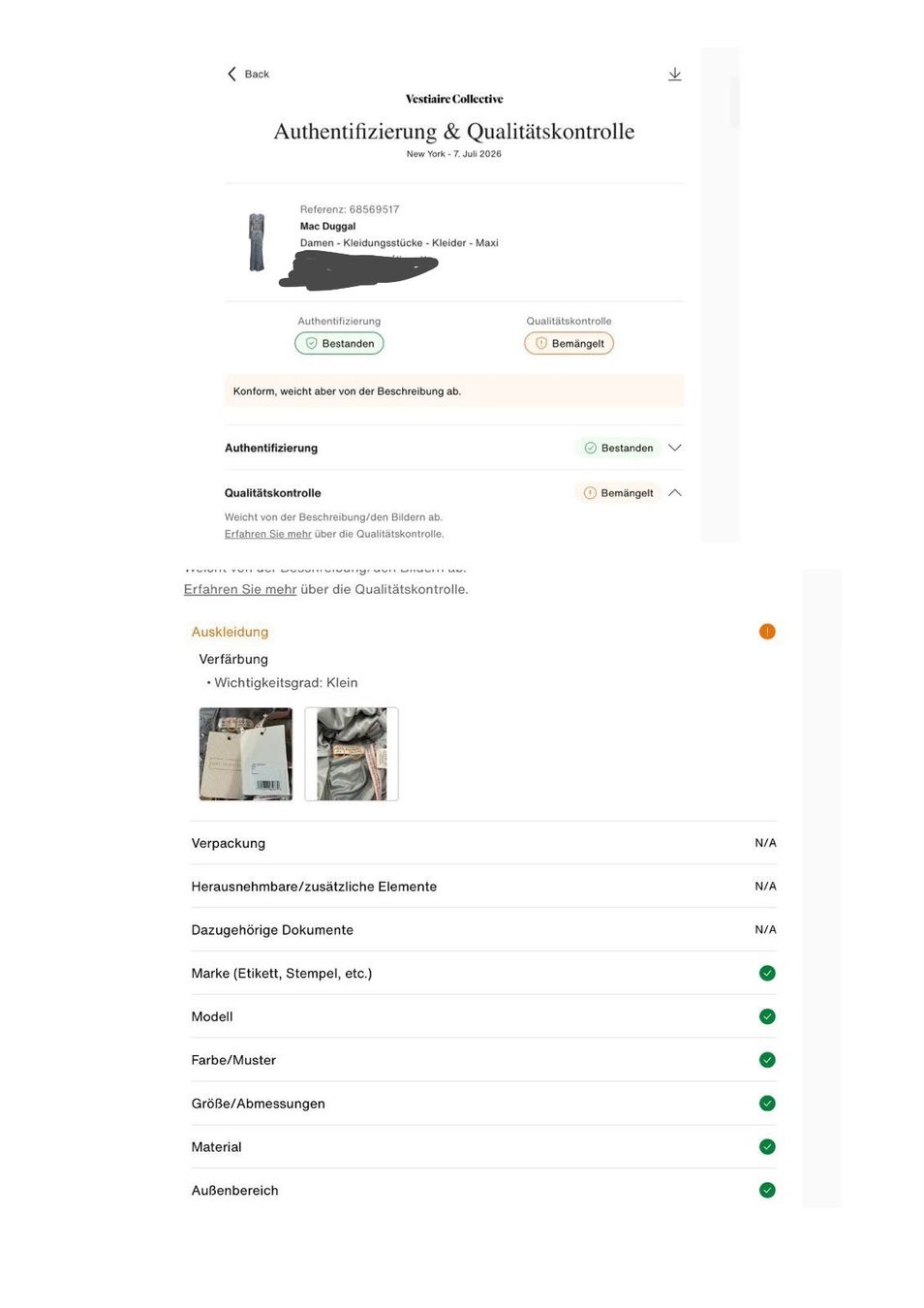 Kleider: Mac Duggal Maxi Kleid – Neu (gemäss Beschreibung) aus Wettingen von sas_pn6p 8