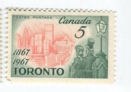 Briefmarke "Toronto". Kanada