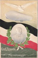 Graf Zeppelin Prägekarte