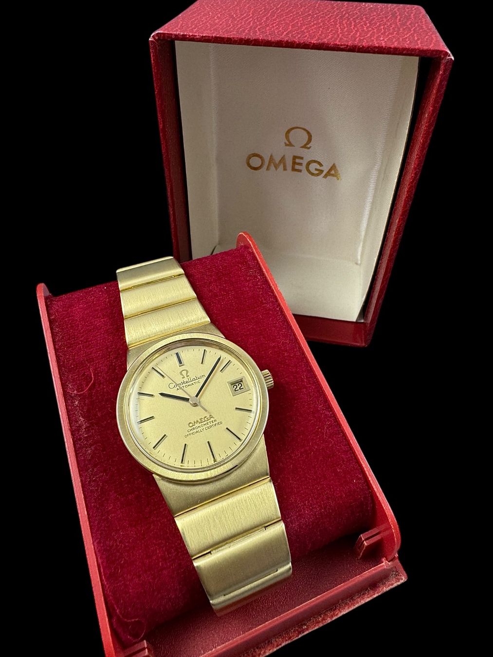 Omega Uhren: Omega Constellation Chronometer Automatic 18k 33mm *U962 – Gebraucht aus Zürich von GalerieInauen 1