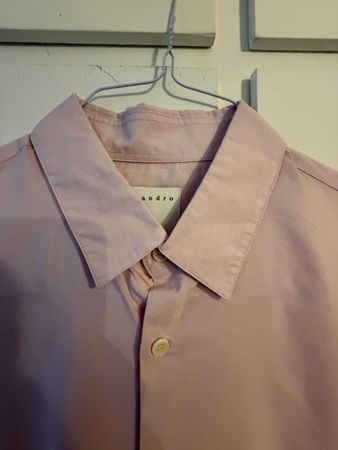 Camicia Sandro rosa taglia L Classic Fit nuova