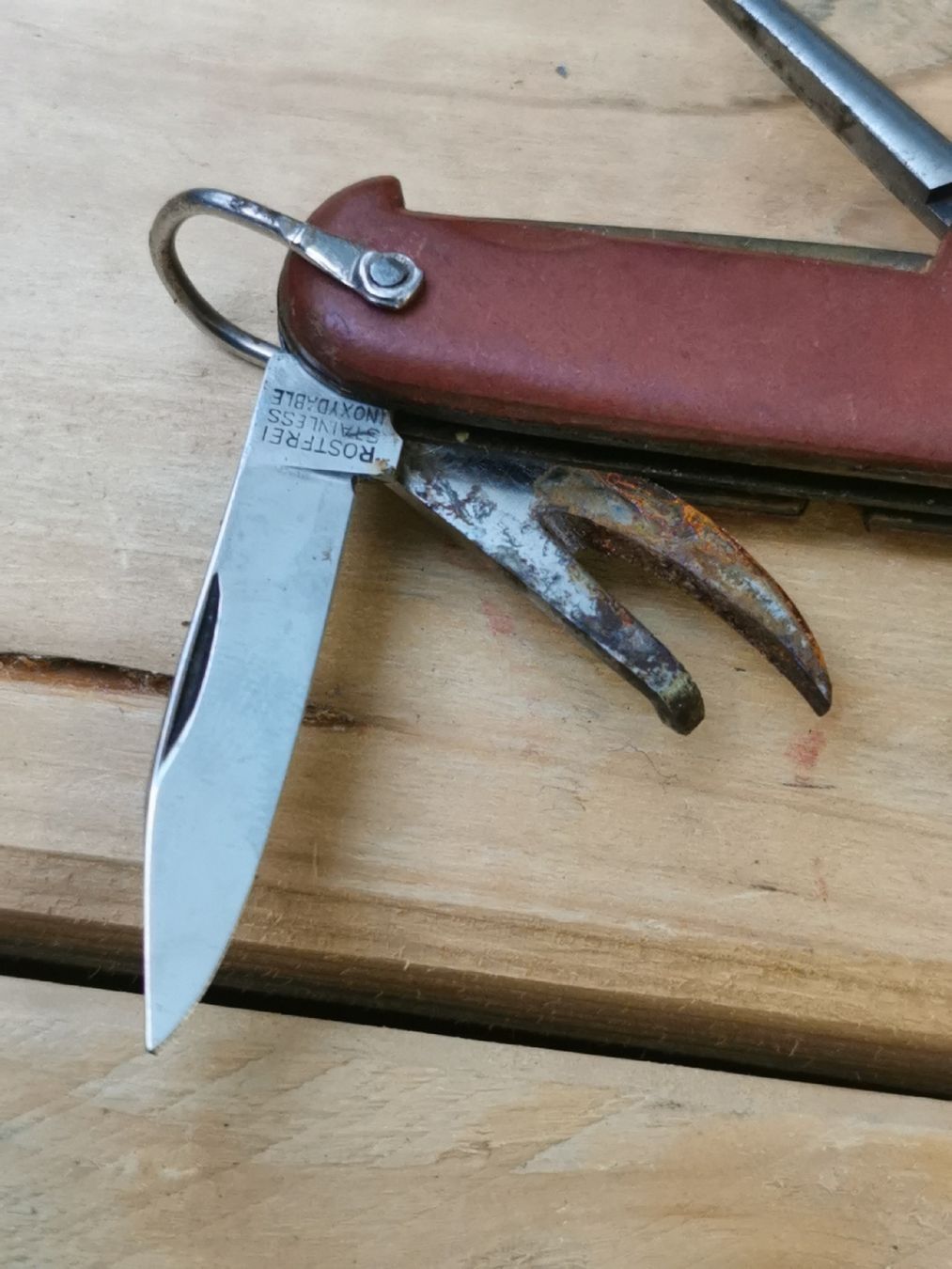 Schweizer Armee Coltelli tascabile: Schweizer Offiziersmesser Sackmesser  – Usato da Neuenkirch venduto da bf-109 5