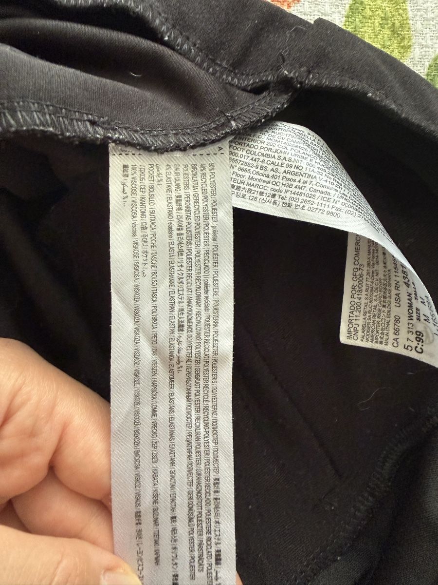 Mango Pantaloni: MNG Hose schwarz Grösse M – Usato da Winterthur venduto da ebos1 3