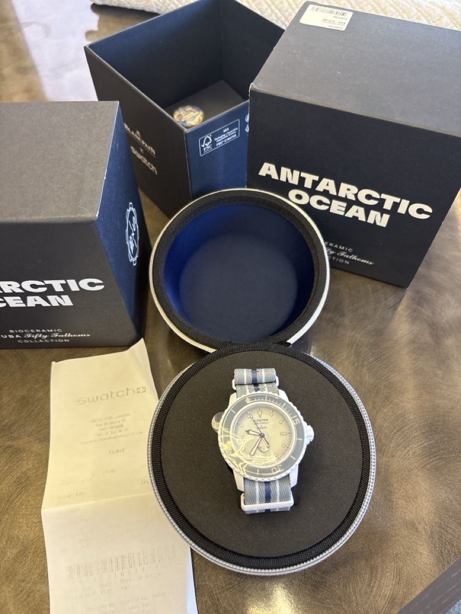 Swatch Orologi: Blancpain Swatch Antarctic ocean neuf ! – Usato da Chavornay venduto da Gold-Gym