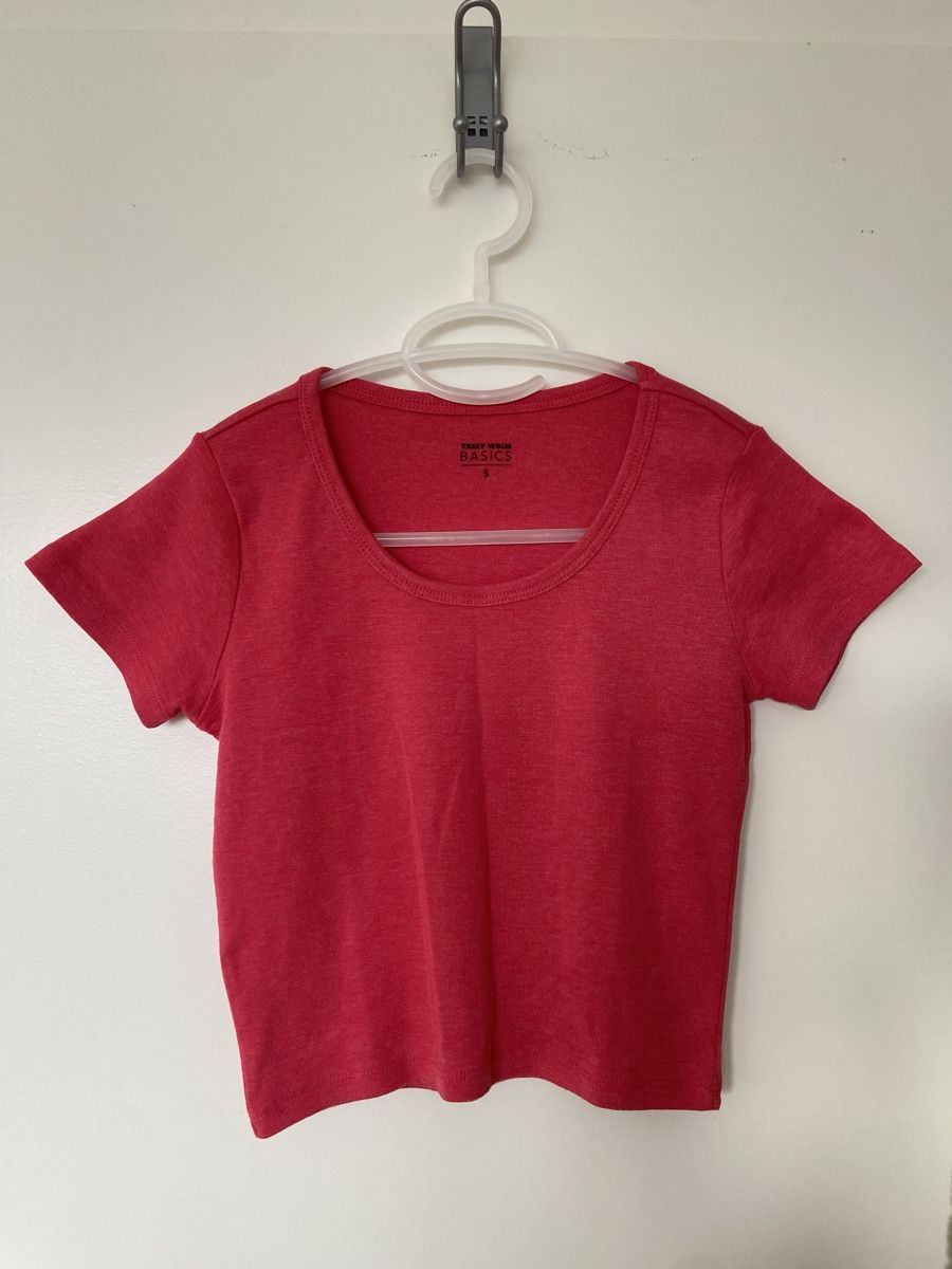 Tally Weijl Top: Pinkes Croptop – Usato da Fribourg venduto da car_r2b9