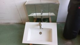 Lavabo mit Spiegelschrank ca. 80 cm