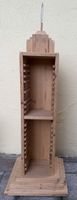 Holz-CD-Regal im Turm-Design – Praktisch & Dekorativ!