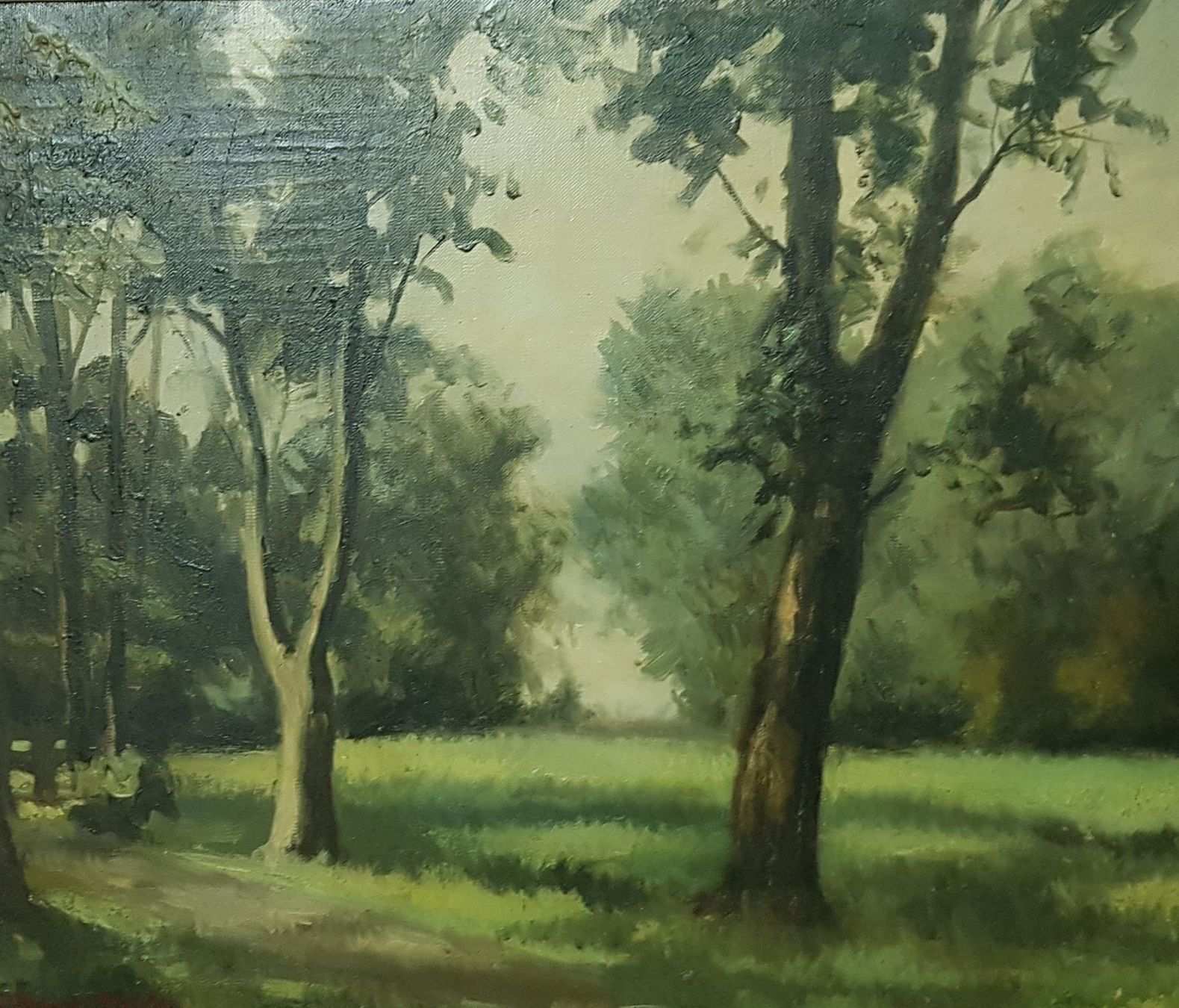 Gemälde: Marcel STEBLER (1906-1966) clairière – Gebraucht aus Lausanne von leneko 1